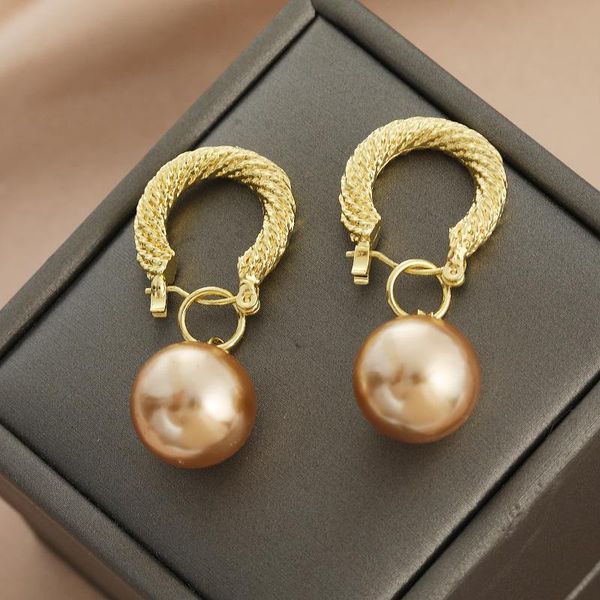 dangle & chandelier vintage pearl drop earrings for women 2021 temperament round wedding pendant fashion korean jewelry earring, Silver
dangle & chandelier vintage pearl drop earrings for women 2021 temperament round wedding pendant fashion korean jewelry earring, Silver