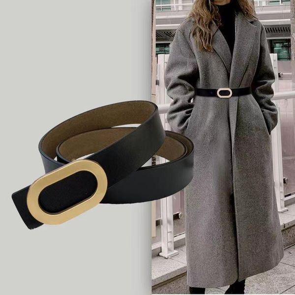 belts pu leather women waist golden oval buckle belt all-match jeans formal harajuku multicolor strap, Black;brown
belts pu leather women waist golden oval buckle belt all-match jeans formal harajuku multicolor strap, Black;brown