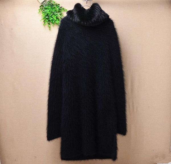women's sweaters supply women ladies elegant slim mink cashmere knit big fur collar long sweater pullover base dress black winte, White;black
women's sweaters supply women ladies elegant slim mink cashmere knit big fur collar long sweater pullover base dress black winte, White;black