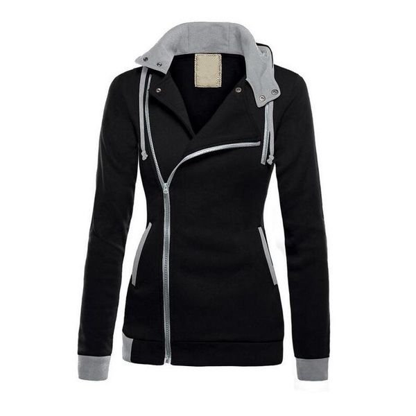 women's hoodies & sweatshirts fleece thick zipper solid casual turtleneck long sleeve female jacket clothes ladies 2021 spring sweatshi, Black
women's hoodies & sweatshirts fleece thick zipper solid casual turtleneck long sleeve female jacket clothes ladies 2021 spring sweatshi, Black