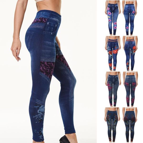 women's pants & capris sweatpants elastic high waist stylish flower denim printed stretch winter leggings, Black;white
women's pants & capris sweatpants elastic high waist stylish flower denim printed stretch winter leggings, Black;white