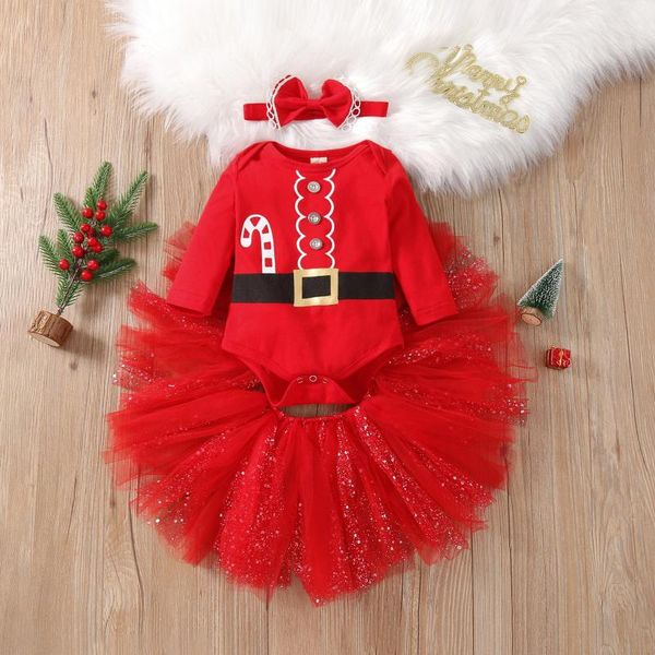 clothing sets 3pcs born baby girls christmas clothes long sleeve romper tutu skirts headband party princess xmas outfits set, White
clothing sets 3pcs born baby girls christmas clothes long sleeve romper tutu skirts headband party princess xmas outfits set, White
