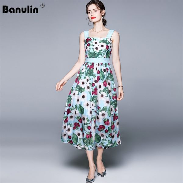 banulin fashion runway summer spaghetti strap dress women floral print vintage sleeveless elegant holiday long 210603, Black;gray
banulin fashion runway summer spaghetti strap dress women floral print vintage sleeveless elegant holiday long 210603, Black;gray