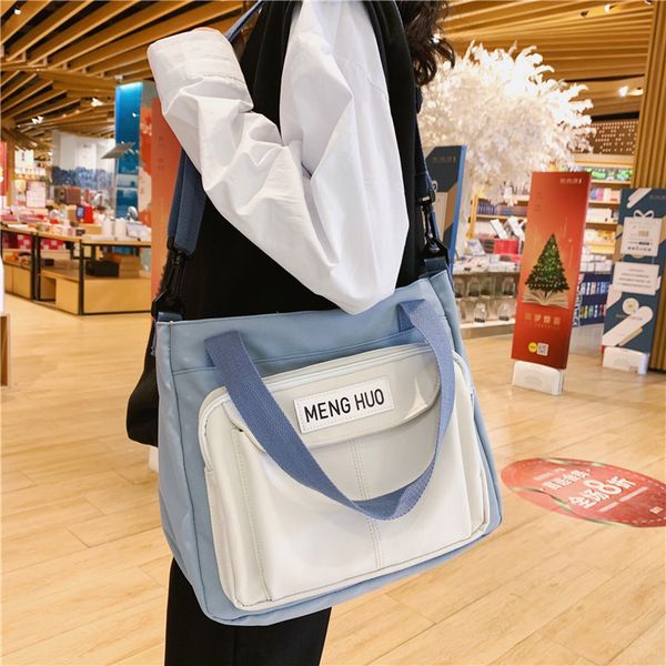 fresh canvas korean 2020 color-blocking new bag female student hand small ins messenger large-capacity lgmgi
fresh canvas korean 2020 color-blocking new bag female student hand small ins messenger large-capacity lgmgi
