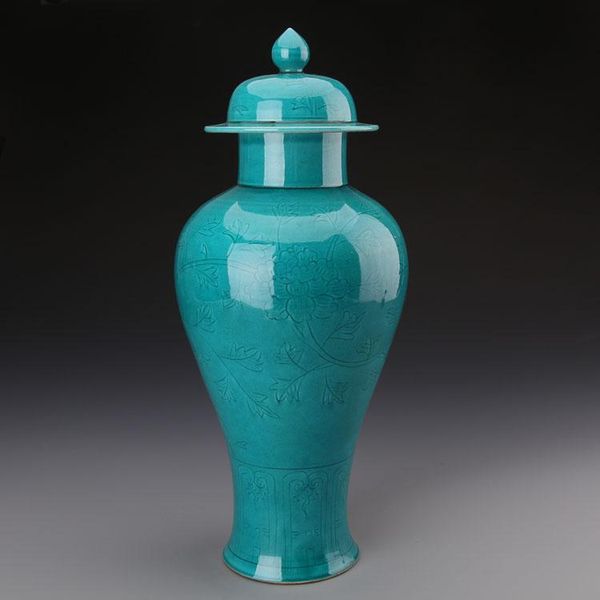 vases jingdezhen antique vase kangxi peacock green glaze jar 
vases jingdezhen antique vase kangxi peacock green glaze jar