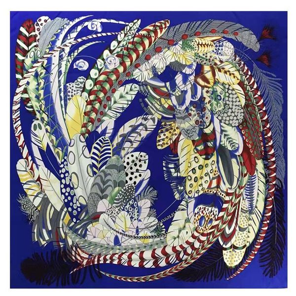 scarves 100% silk scarf women large shawls stoles hijabs printed peacock feather fashion square echarpes foulards wraps bandana, Blue;gray
scarves 100% silk scarf women large shawls stoles hijabs printed peacock feather fashion square echarpes foulards wraps bandana, Blue;gray