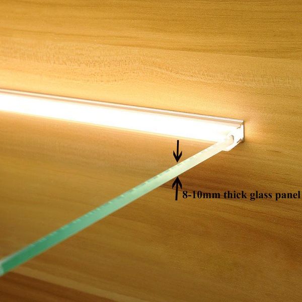 30-120cm cabinet shelf light clip 8-10mm thick glass laminate panel backlight decorative led strip showcase bookcase wine rack
30-120cm cabinet shelf light clip 8-10mm thick glass laminate panel backlight decorative led strip showcase bookcase wine rack