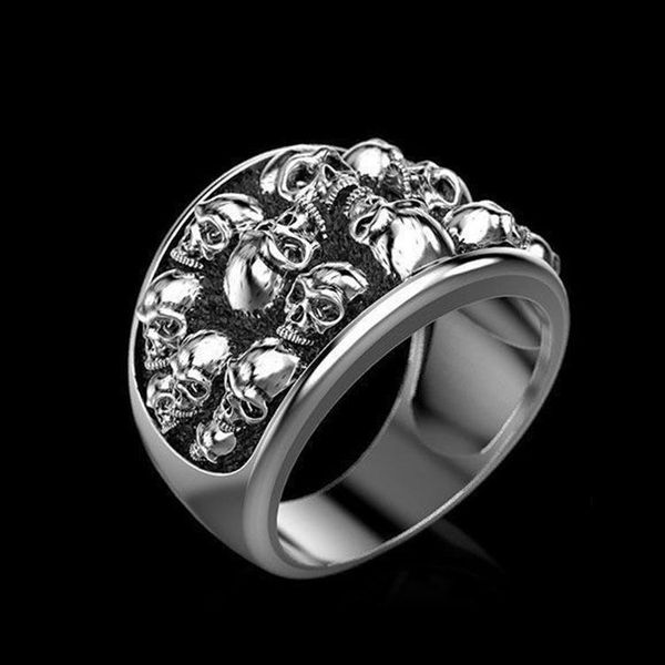 cluster rings 2021 goth punk skull finger for men vintage black silver color hip hop gothic metal statement trendy fashion jewelry, Golden;silver
cluster rings 2021 goth punk skull finger for men vintage black silver color hip hop gothic metal statement trendy fashion jewelry, Golden;silver