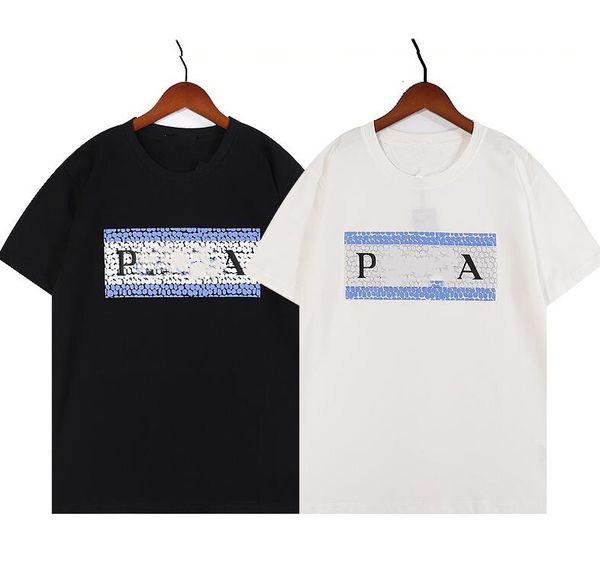 22ss summer men's t-shirts short sleeve pure cotton mens women's tees polos paris brand casual foam printing t-shirt, White;black
22ss summer men's t-shirts short sleeve pure cotton mens women's tees polos paris brand casual foam printing t-shirt, White;black