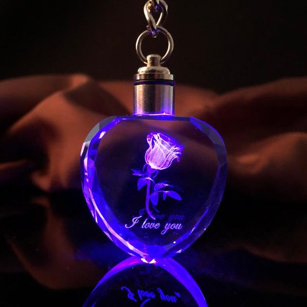 decorative objects & figurines crystal heart shape key chain rose flower 3d laser engraved ring carving pendant changeable colorful led ligh
decorative objects & figurines crystal heart shape key chain rose flower 3d laser engraved ring carving pendant changeable colorful led ligh
