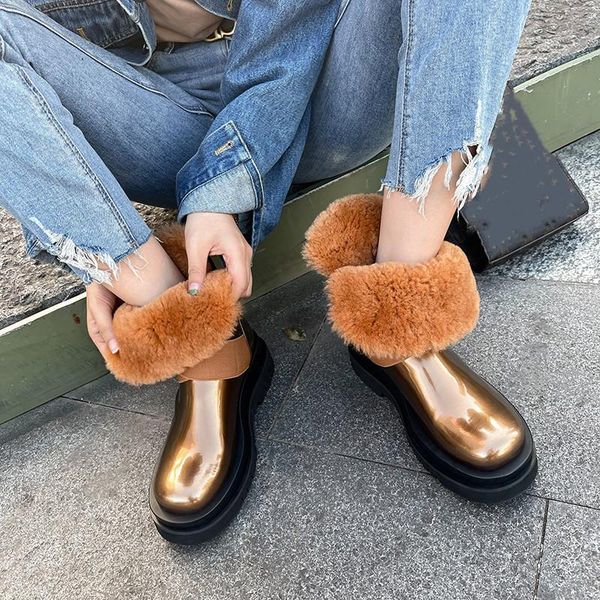 boots mkkhou fashion short women's winter golden fur warm snow ladies thick-soled, Black
boots mkkhou fashion short women's winter golden fur warm snow ladies thick-soled, Black