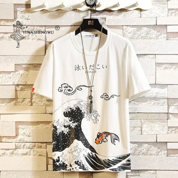 japanese style fashion loose version printing men's t-shirt hip-hop round neck spring and summer trend short-sleeved men ethnic clothin, Red
japanese style fashion loose version printing men's t-shirt hip-hop round neck spring and summer trend short-sleeved men ethnic clothin, Red
