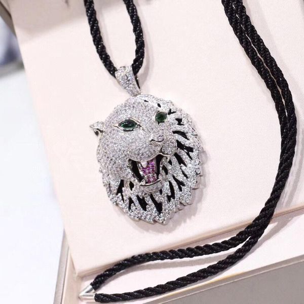 pendant necklaces high fashion crystal lion necklace rope chain for men women hip hop rock music festival party big jewelry, Silver
pendant necklaces high fashion crystal lion necklace rope chain for men women hip hop rock music festival party big jewelry, Silver