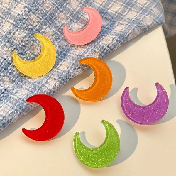 fashion acrylic moon hair clip elegant cute shiny barrette for women girls sweet colored hairpins barrettes hair accessories, Golden;silver
fashion acrylic moon hair clip elegant cute shiny barrette for women girls sweet colored hairpins barrettes hair accessories, Golden;silver