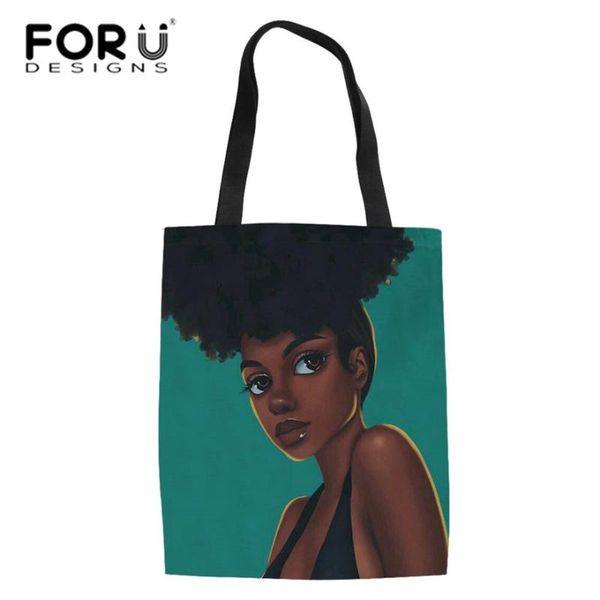 shopping bags forudesigns women's foldable for females black art african girl printing linen tote bag ladies shopper storage
shopping bags forudesigns women's foldable for females black art african girl printing linen tote bag ladies shopper storage