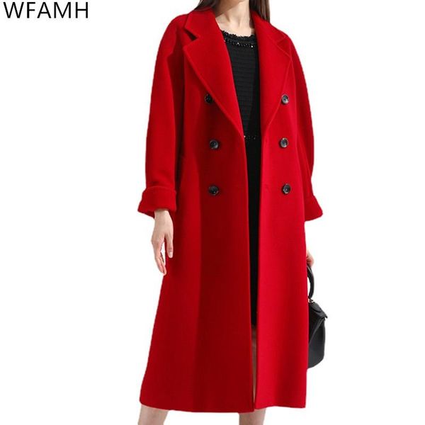women's wool & blends 2021 autumn and winter double-breasted suit collar double-sided woolen mid-length fashion slim coat jacket female, Black
women's wool & blends 2021 autumn and winter double-breasted suit collar double-sided woolen mid-length fashion slim coat jacket female, Black