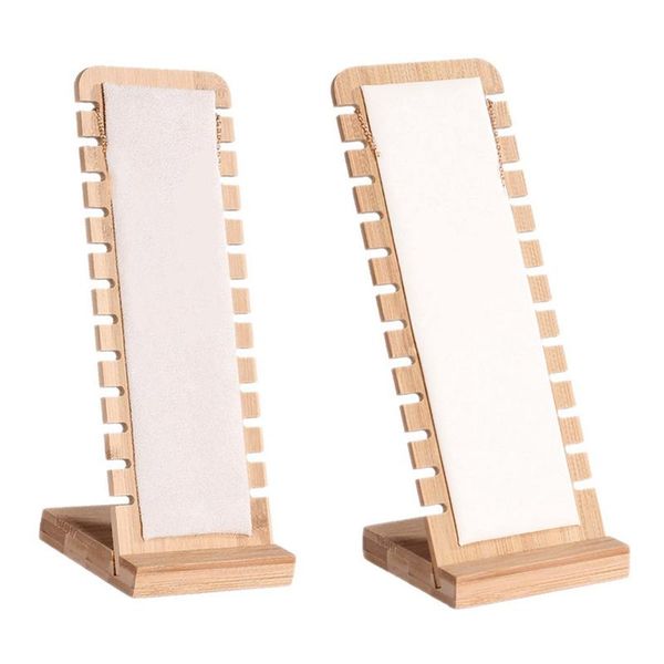 jewelry pouches, bags 2 pcs bamboo wood necklace display stand solid pendant support props, beige & white, Pink;blue
jewelry pouches, bags 2 pcs bamboo wood necklace display stand solid pendant support props, beige & white, Pink;blue