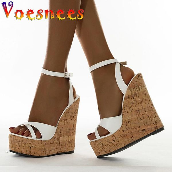 voesnees women's shoes 2021 early spring simple platform wedges sandals ankle-wrap feminine high heels 16cm plus size 35-42, Black
voesnees women's shoes 2021 early spring simple platform wedges sandals ankle-wrap feminine high heels 16cm plus size 35-42, Black