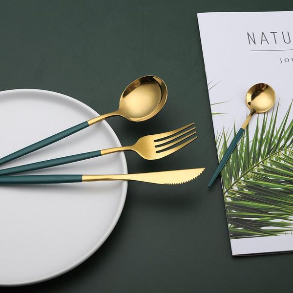 16pcs cutlery set, coffee spoon stainless steel mirror full tableware knife suitable for steak lunch set utensils kitchen dinnerware sets
16pcs cutlery set, coffee spoon stainless steel mirror full tableware knife suitable for steak lunch set utensils kitchen dinnerware sets