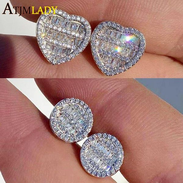 heart earring for women men hip hop 14mm iced out bling micro pave cz 5a cubic zircoina shaped screw back stud, Golden;silver
heart earring for women men hip hop 14mm iced out bling micro pave cz 5a cubic zircoina shaped screw back stud, Golden;silver