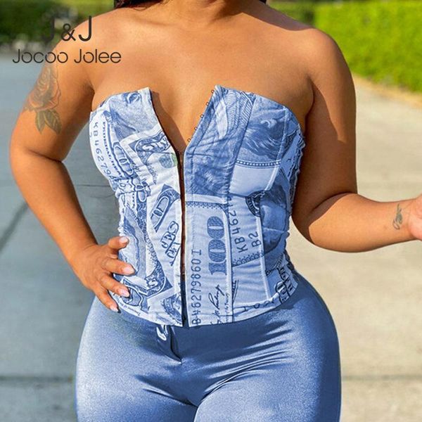 jocoo jolee women summer sleeveless skinny printing bandage hollow breast wrap tank streetwear party club vest 210518, White
jocoo jolee women summer sleeveless skinny printing bandage hollow breast wrap tank streetwear party club vest 210518, White