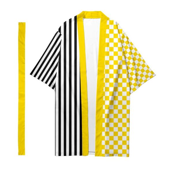 ethnic clothing checkerboard striped printed long kimono cardigan with belt japanese traditional couple women men casual asian clothes haraj, Red
ethnic clothing checkerboard striped printed long kimono cardigan with belt japanese traditional couple women men casual asian clothes haraj, Red