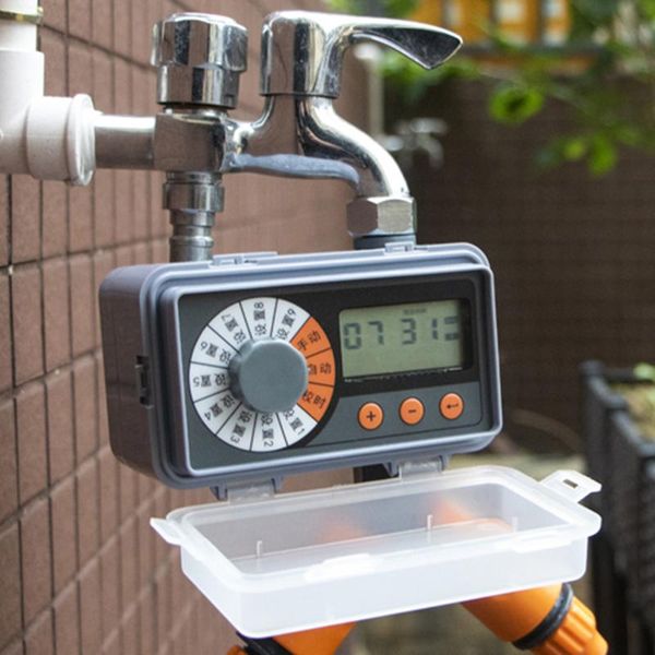on/off water faucet hose timer irrigation system controller digital programmable outdoor single outlet auto tools watering equipments
on/off water faucet hose timer irrigation system controller digital programmable outdoor single outlet auto tools watering equipments