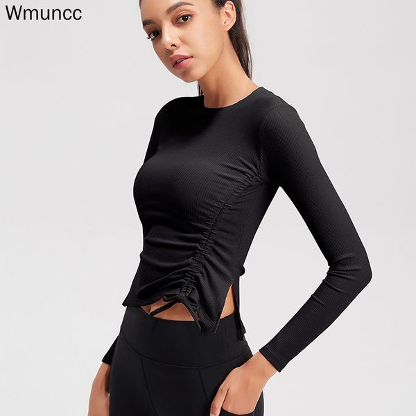 wmuncc gym sport shirt women yoga long sleeve quick dry breathable workout fitness t-shirt clothes solid color high elastic, White;red
wmuncc gym sport shirt women yoga long sleeve quick dry breathable workout fitness t-shirt clothes solid color high elastic, White;red
