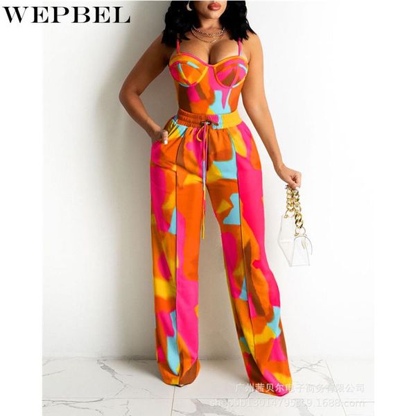 women's two piece pants wepbel elegant tracksuit ladies print strap shirt + drawstring high waist wide leg trouser 2 set outfits, White
women's two piece pants wepbel elegant tracksuit ladies print strap shirt + drawstring high waist wide leg trouser 2 set outfits, White