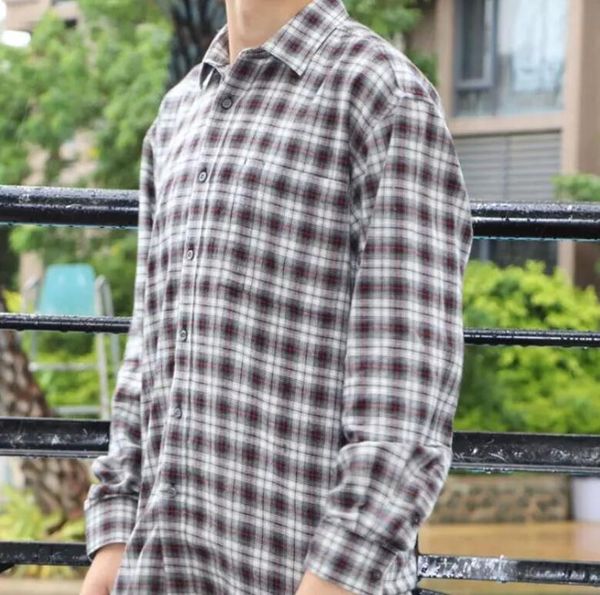 men's shirt spring and autumn oxford long-sleeved striped plaid casual shirts, White;black
men's shirt spring and autumn oxford long-sleeved striped plaid casual shirts, White;black