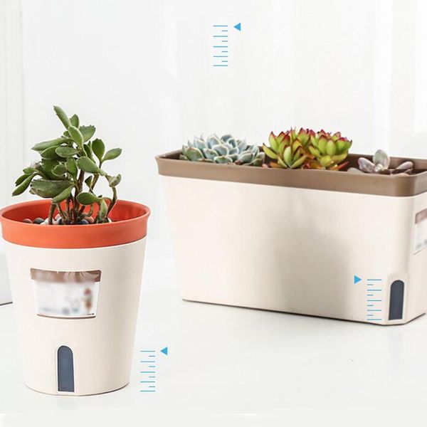 planters & pots self-watering flower pot automatic water-absorbing plant bonsai container garden home decoration for office deskm
planters & pots self-watering flower pot automatic water-absorbing plant bonsai container garden home decoration for office deskm