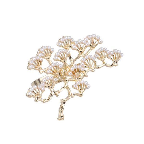 napkin rings 2 pcs pearled pine shaped alloy holder serviette buckles for banquet party dinner table decoration (golden)
napkin rings 2 pcs pearled pine shaped alloy holder serviette buckles for banquet party dinner table decoration (golden)