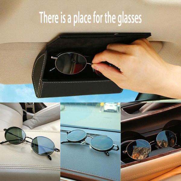 other interior accessories sunglass case sun visor glasses pouch pu eyeglass storage holder bag car eyewear organizer
other interior accessories sunglass case sun visor glasses pouch pu eyeglass storage holder bag car eyewear organizer