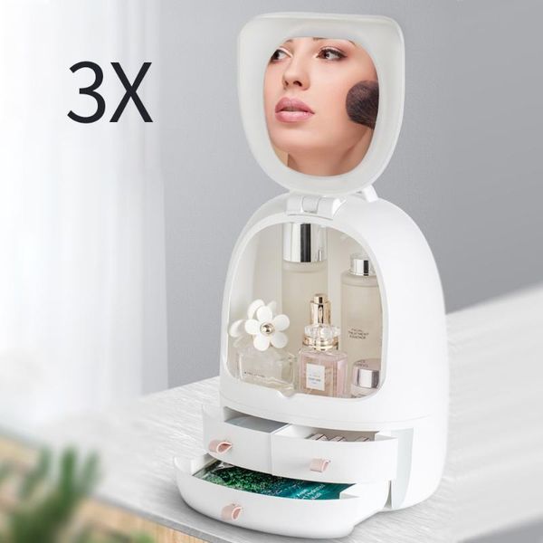 compact mirrors usb makeup brush drawer organizer cosmetic storage box skin care products container 3x magnifying led light adjustable mirro
compact mirrors usb makeup brush drawer organizer cosmetic storage box skin care products container 3x magnifying led light adjustable mirro