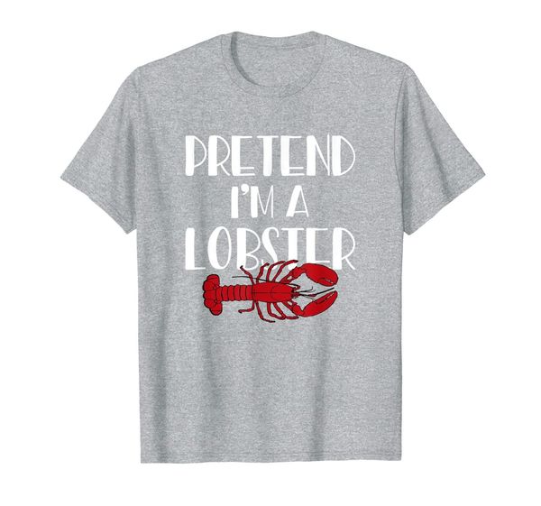 lobster shirt - pretend i'm a lobster - animal lover, White;black 
lobster shirt - pretend i'm a lobster - animal lover, White;black