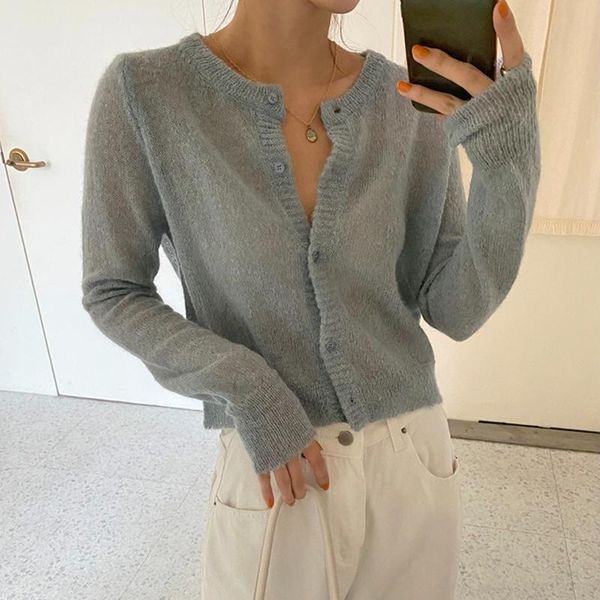 women's knits & tees 2021 autumn korea chic cardigan women summer sunscreen shirt air-conditioning single breasted sweater thin coat 15, White
women's knits & tees 2021 autumn korea chic cardigan women summer sunscreen shirt air-conditioning single breasted sweater thin coat 15, White