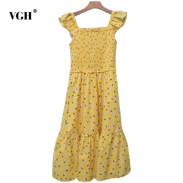 vgh elegant hit color dress for women square collar sleeveless high waist print floral midi dresses female fashion new summer 210421, Black;gray
vgh elegant hit color dress for women square collar sleeveless high waist print floral midi dresses female fashion new summer 210421, Black;gray