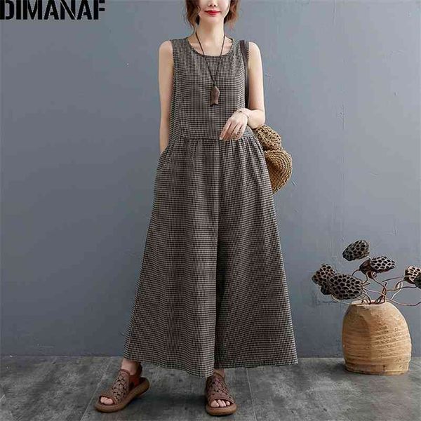 summer plus size women jumpsuits overalls vintage lady long pants loose casual trousers black plaid cotton linen 210531, Black;white
summer plus size women jumpsuits overalls vintage lady long pants loose casual trousers black plaid cotton linen 210531, Black;white