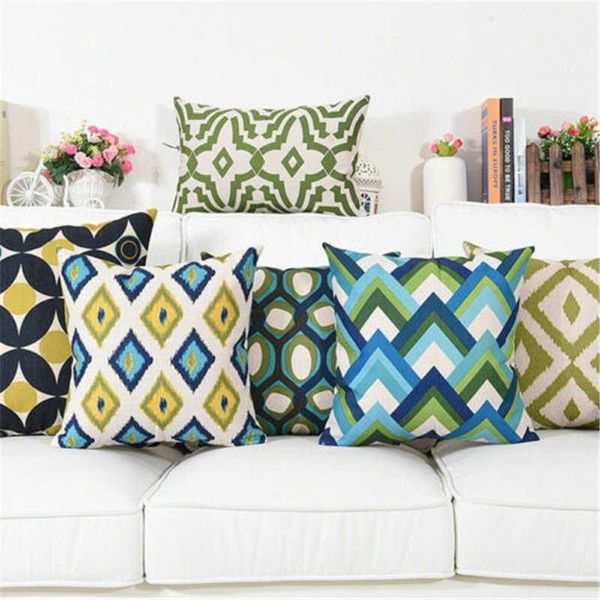 cushion/decorative pillow colorful geometry cushion cover cotton linen throw case decoration printing sofa waist 45x45cm home decor
cushion/decorative pillow colorful geometry cushion cover cotton linen throw case decoration printing sofa waist 45x45cm home decor
