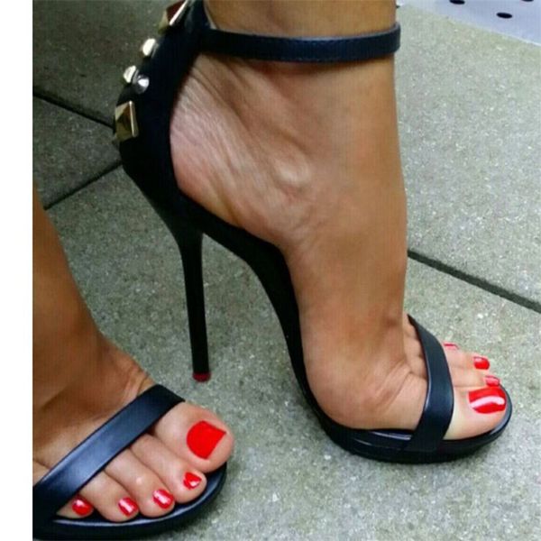 handmade ladies stiletto high heeled sandals rivets spikes open-toe summer evening party prom fashion daily wear shoes d596, Black
handmade ladies stiletto high heeled sandals rivets spikes open-toe summer evening party prom fashion daily wear shoes d596, Black