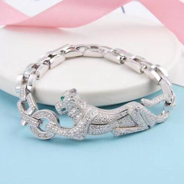 zoziri brand new luxury design 925 sterling silver cute leopard bracelet for trendy women panther bangle chain jewelry c19021501, Black
zoziri brand new luxury design 925 sterling silver cute leopard bracelet for trendy women panther bangle chain jewelry c19021501, Black