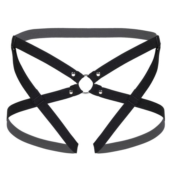 mens lingerie harness belt strap underpants hollow out elastic band underwear briefs clubwear stage dance performance costume, Black;white
mens lingerie harness belt strap underpants hollow out elastic band underwear briefs clubwear stage dance performance costume, Black;white