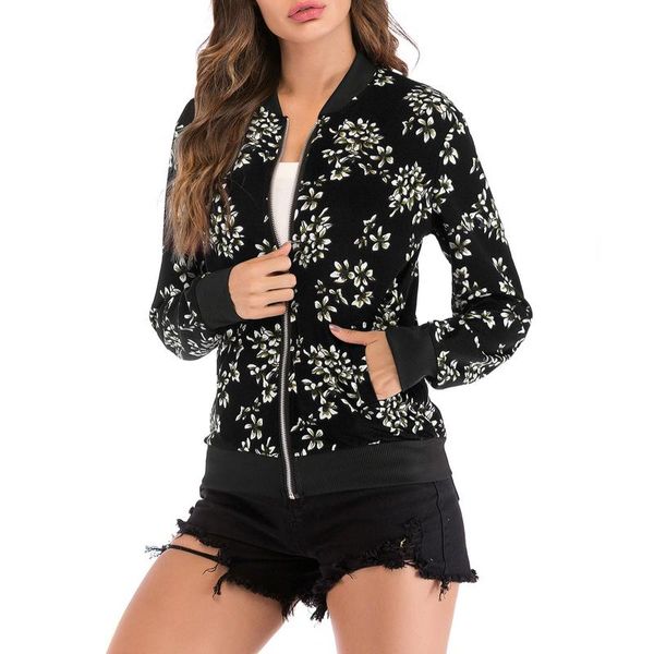 women's hoodies & sweatshirts womens fashion vintage floral up bomber coat spring autumn 2021 casual zipper thin jacket with pocket fem, Black
women's hoodies & sweatshirts womens fashion vintage floral up bomber coat spring autumn 2021 casual zipper thin jacket with pocket fem, Black
