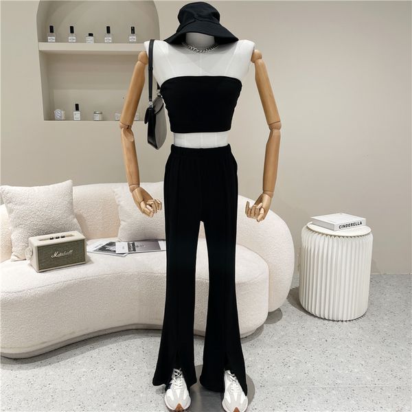 pant niche design two pieces together spring female fashion short thin waistcoat divided leisure suit, White
pant niche design two pieces together spring female fashion short thin waistcoat divided leisure suit, White
