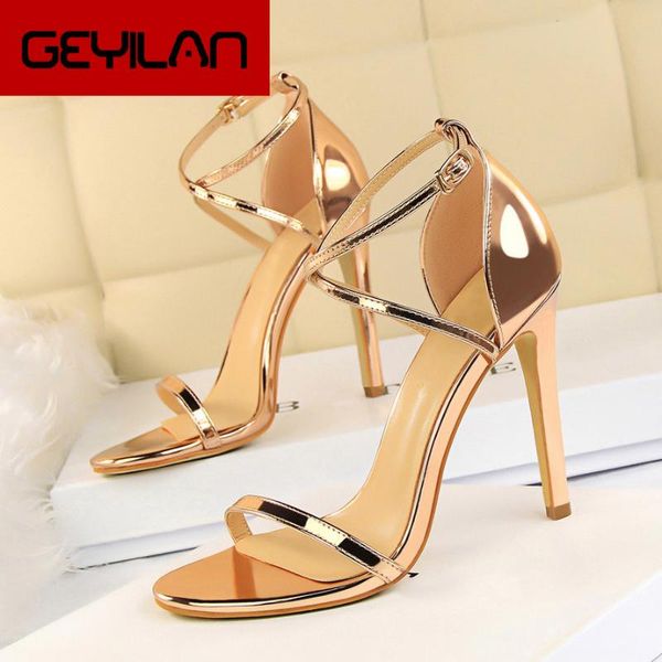 summer fashion women fetish 11cm high heels sandals female open toe black gold cross strap party wedding shoes
summer fashion women fetish 11cm high heels sandals female open toe black gold cross strap party wedding shoes