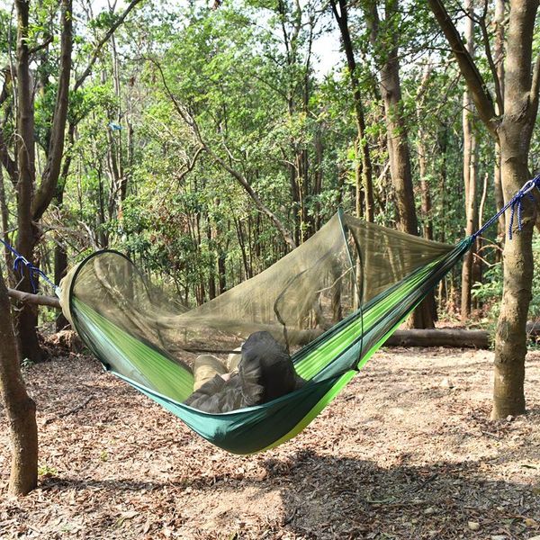outdoor camping hammock parachute hanging swing sleeping bed tree tent with mesh mosquito bug net tents and shelters
outdoor camping hammock parachute hanging swing sleeping bed tree tent with mesh mosquito bug net tents and shelters