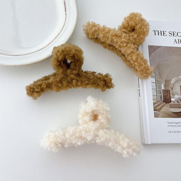hair clips & barrettes arrival honey brand autumn winter plush lamb oversized teddy curly fabric schrunchy clip claw for women, Golden;silver
hair clips & barrettes arrival honey brand autumn winter plush lamb oversized teddy curly fabric schrunchy clip claw for women, Golden;silver