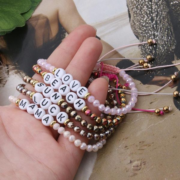 charm bracelets neefu wofu diy custom name letter bracelet stainless steel beaded manual boho crystal women nationality beach jewelry, Golden;silver
charm bracelets neefu wofu diy custom name letter bracelet stainless steel beaded manual boho crystal women nationality beach jewelry, Golden;silver