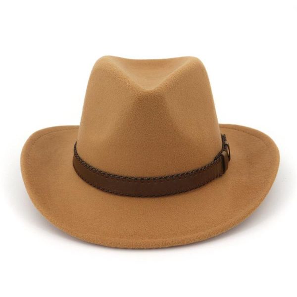 wide brim hats style autumn and winter cowboy jazz panama fedora hat for women men wool felt classics vintage casual caps, Blue;gray
wide brim hats style autumn and winter cowboy jazz panama fedora hat for women men wool felt classics vintage casual caps, Blue;gray