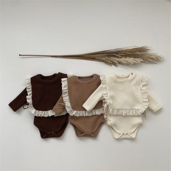 baby clothing sets cotton long sleeve baby girl clothes newborn bodysuits with lace collar infant kids cute 2pcs set 210413, White
baby clothing sets cotton long sleeve baby girl clothes newborn bodysuits with lace collar infant kids cute 2pcs set 210413, White